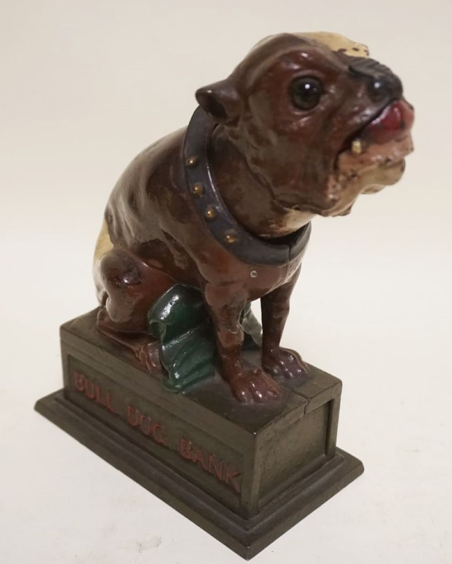 ANTIQUE CAST IRON J&E STEVENS MECHANICAL BANK (1 of 10)