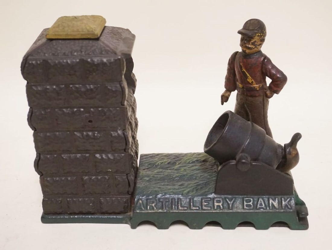 ANTIQUE CAST IRON MECHANICAL BANK (1 of 9)