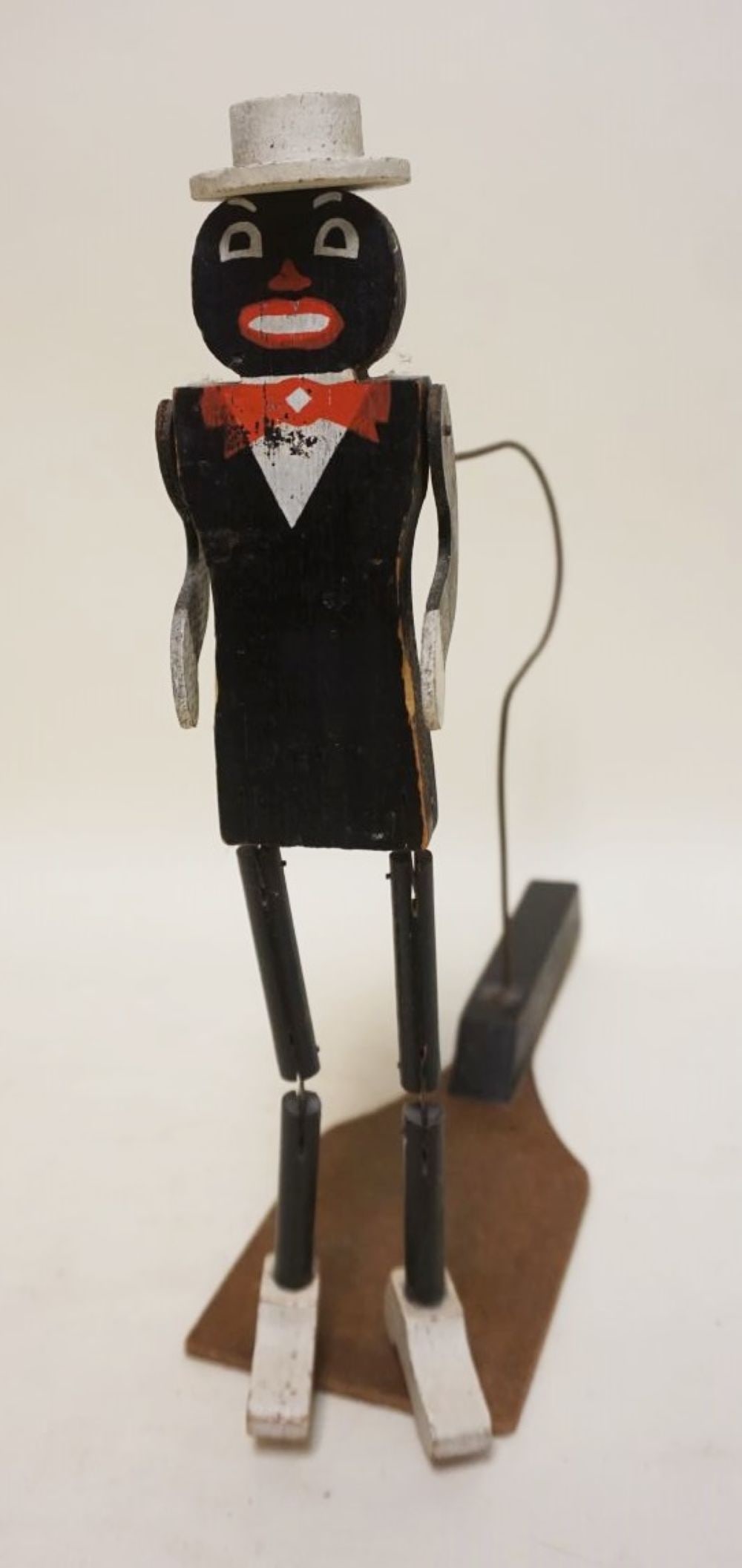 BLACK AMERICANA WOODEN FOLK ART DANCING FIGURE (1 of 3)