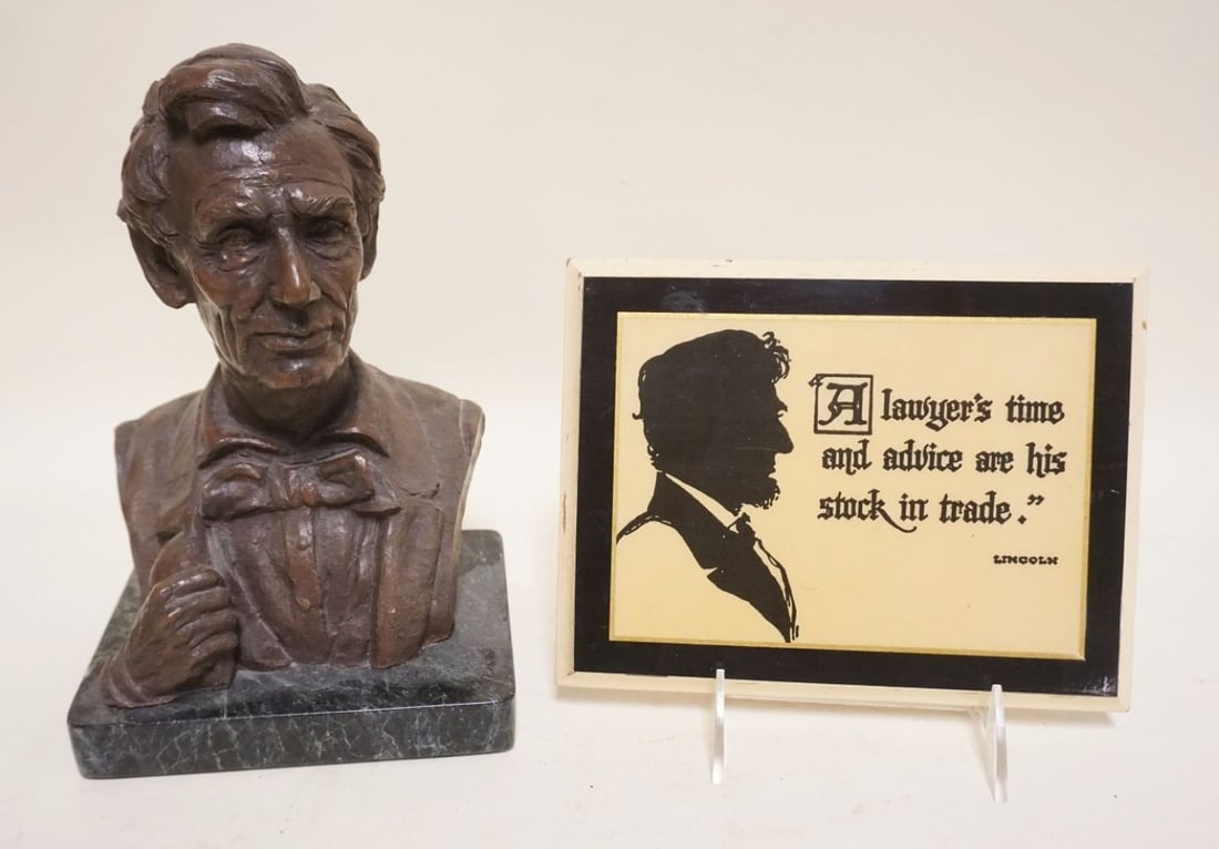 ABRAHAM LINCOLN COMPOSITION BUST (1 of 3)