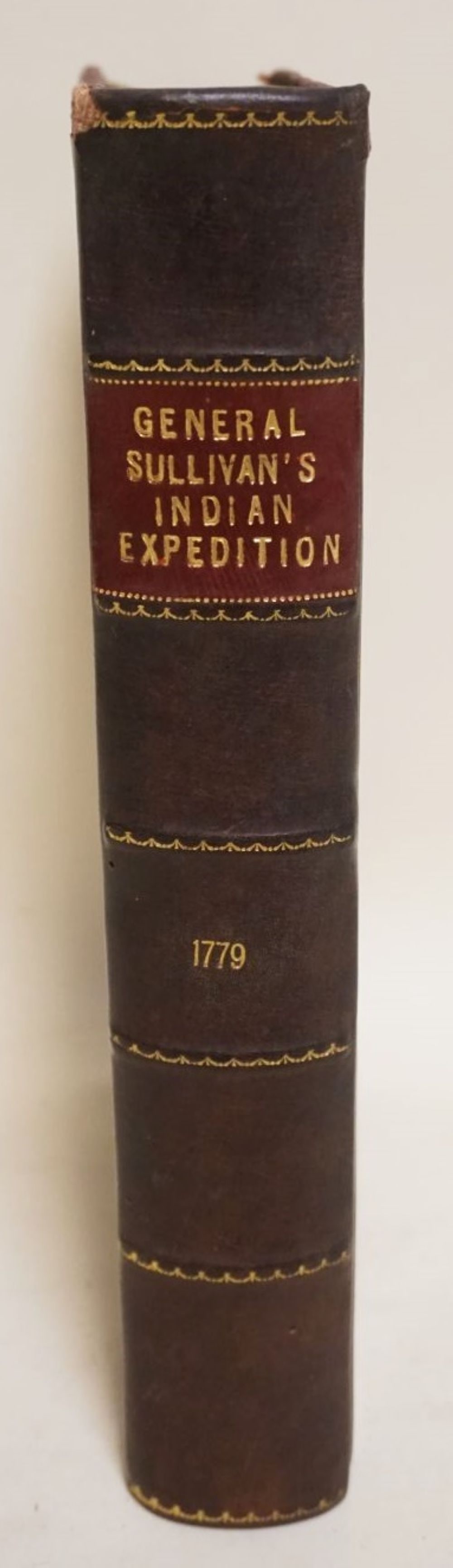 ANTIQUE BOOK GENERAL SULLIVANS INDIAN EXPEDITION: ANTIQUE BOOK GENERAL SULLIVANS INDIAN EXPEDITION 1887, WITH ILLUSTRATION & MAPS, SOME STAINING