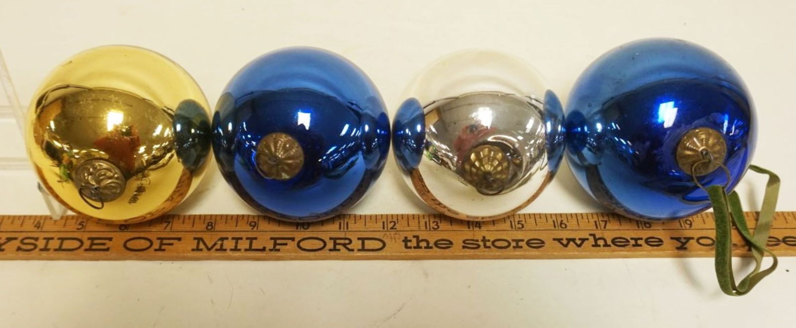 ANTIQUE GERMAN GLASS KUGEL CHRISTMAS ORNAMENTS (1 of 4)