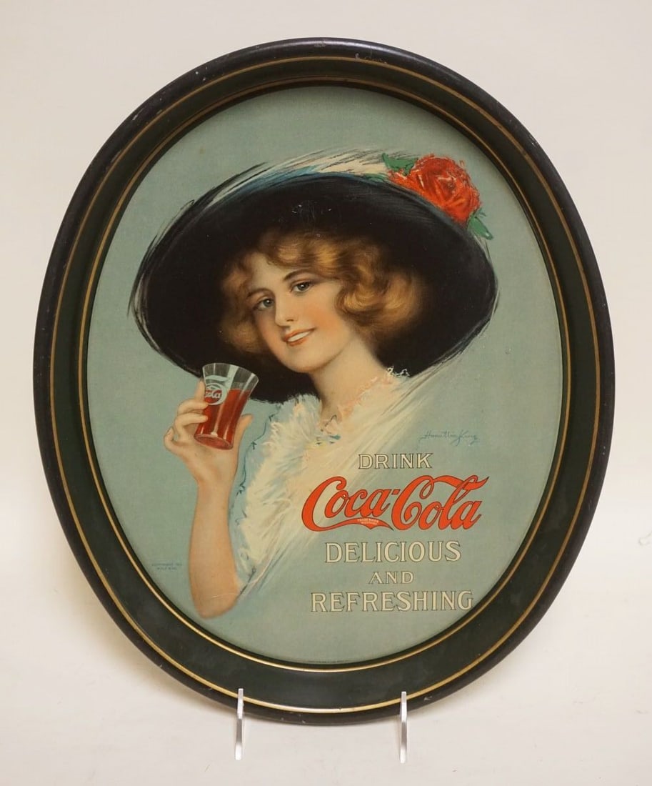 ANTIQUE 1912 COCA-COLA TIN SERVING TRAY (1 of 12)
