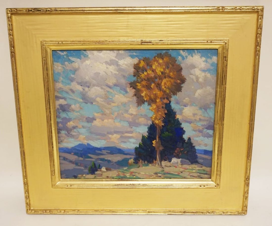 GUSTAVE CIMIOTTI (1875-1969) OIL PAINTING (1 of 5)