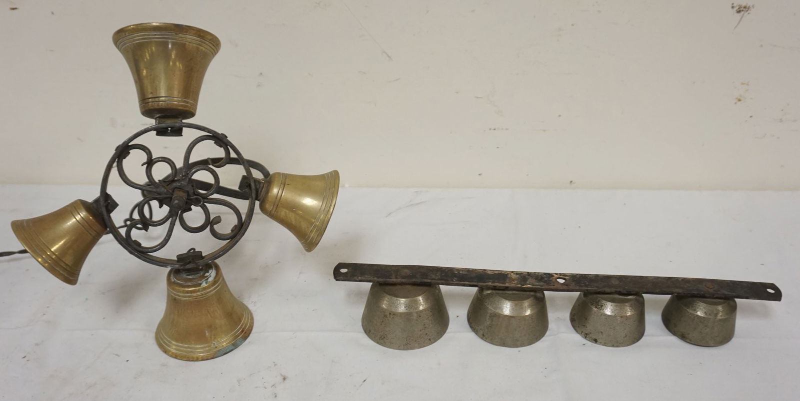2 ANTIQUE STORE DOOR ENTRY BELLS (1 of 3)