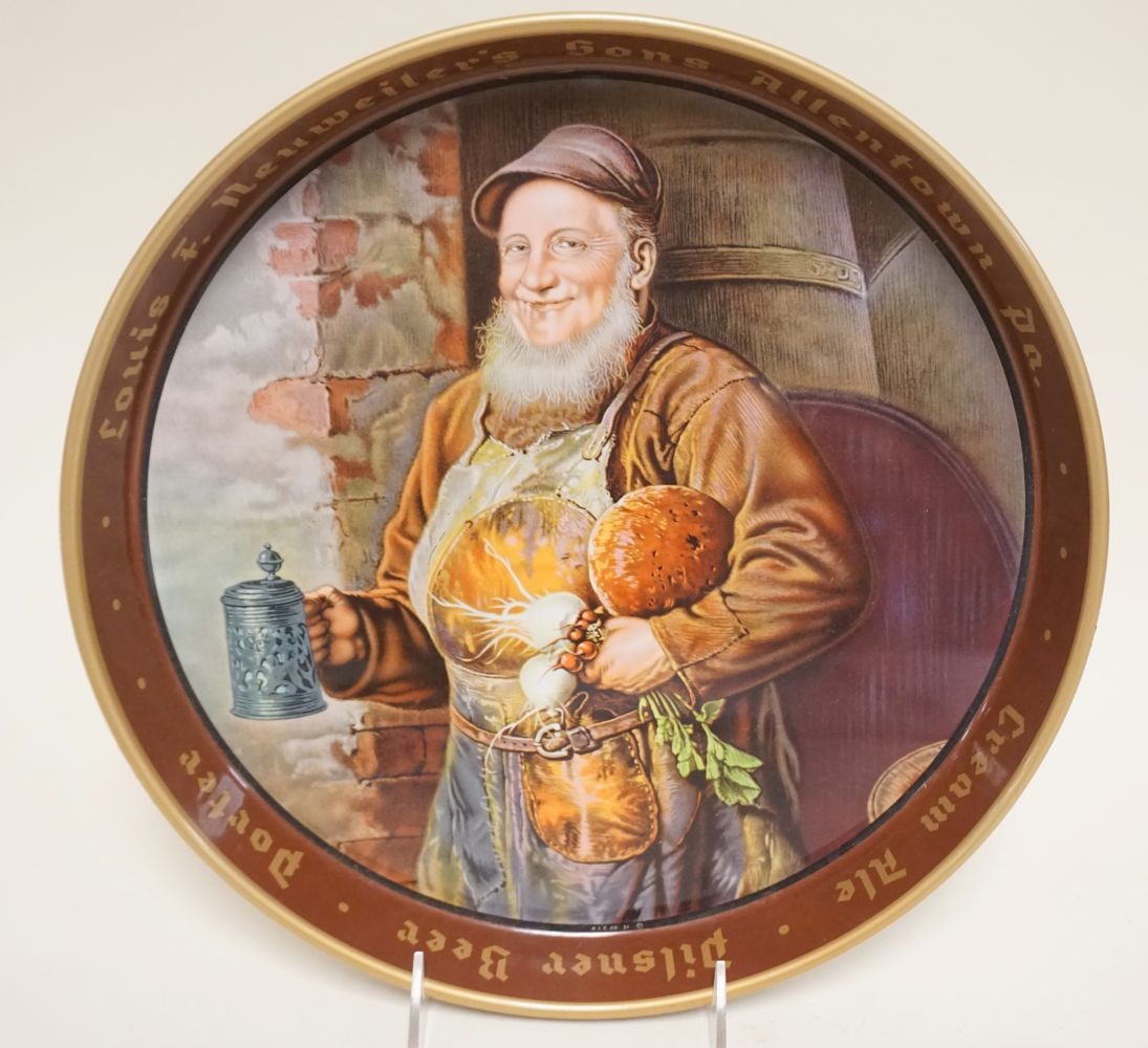 ANTIQUE BEER TRAY (1 of 4)