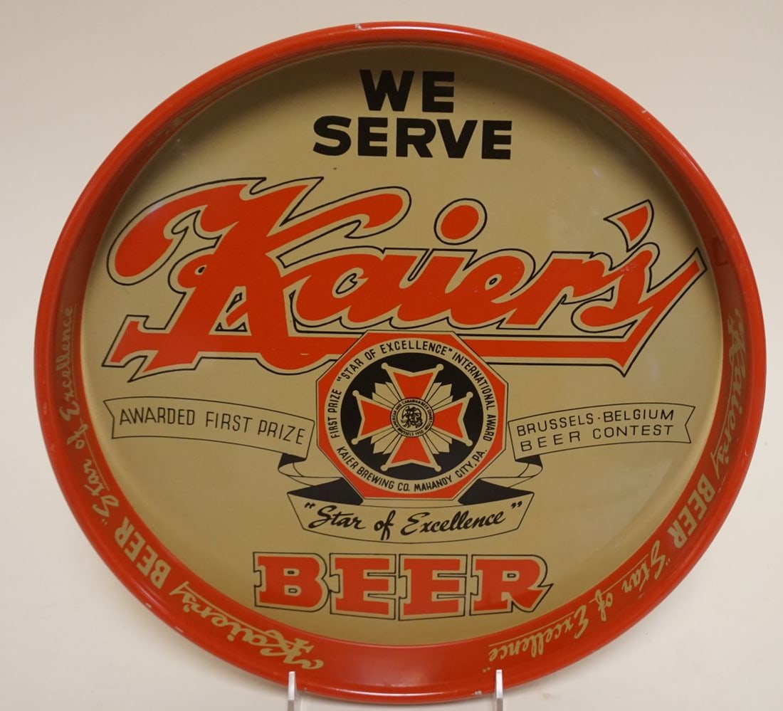 ANTIQUE BEER TRAY (1 of 4)