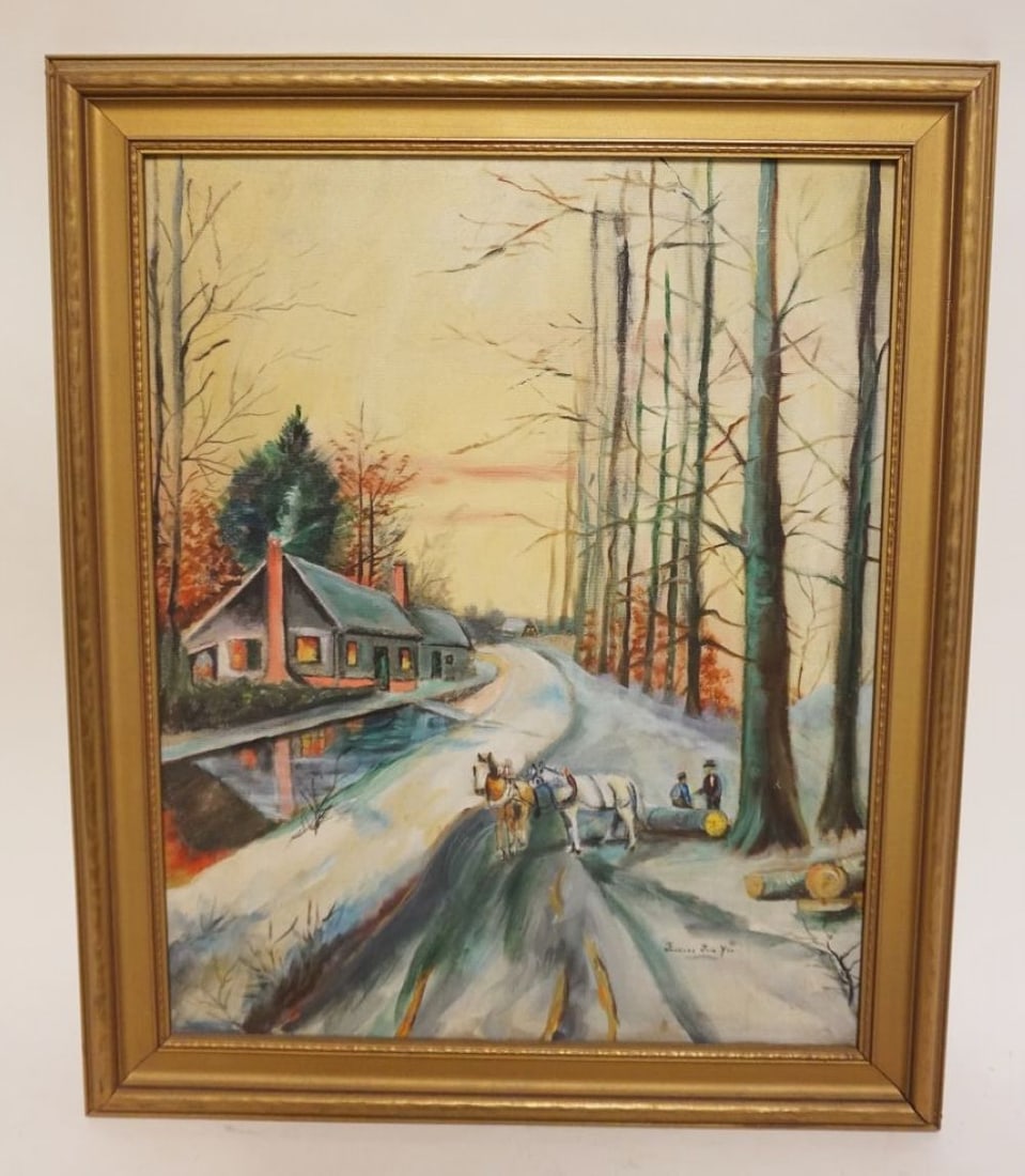 OIL PAINTING ON CANVAS (1 of 5)