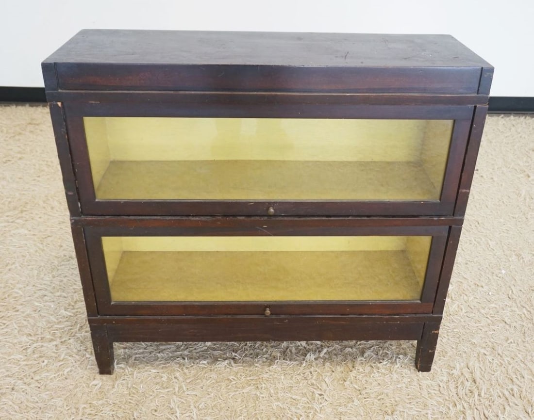 MAHOGANY BARRISTER BOOKCASE (1 of 2)