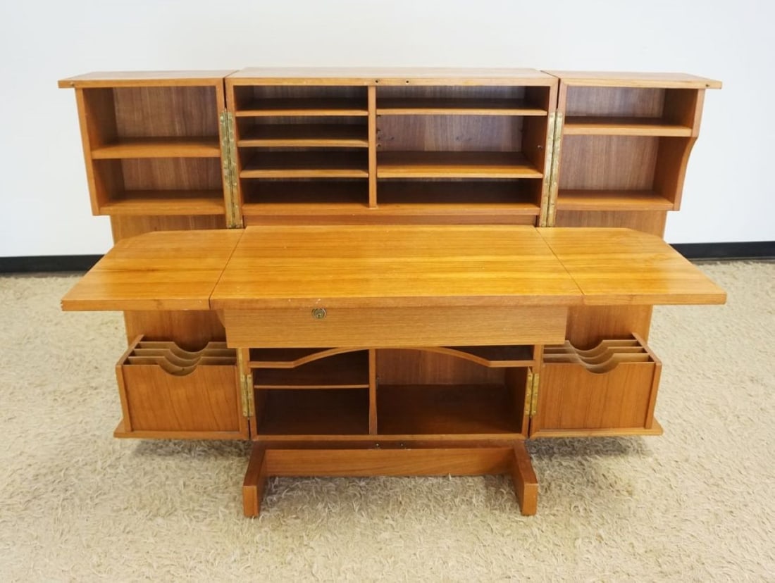 DANISH MODERN TEAK BOX DESK (1 of 5)