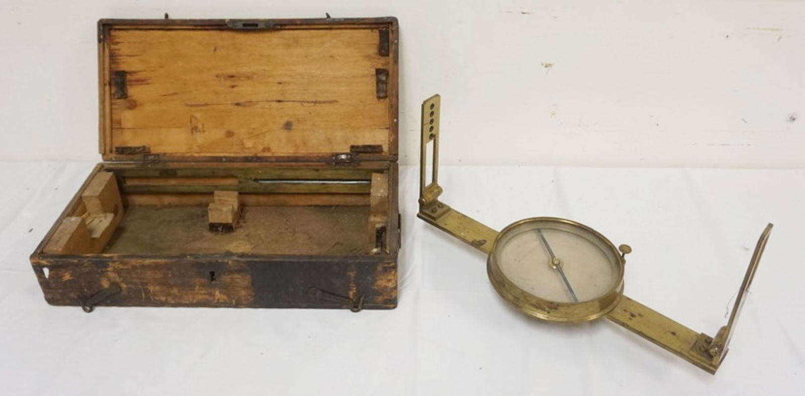 ANTIQUE SURVEYORS TRANSIT C.A. HAERTEL BRESIAN (1 of 3)