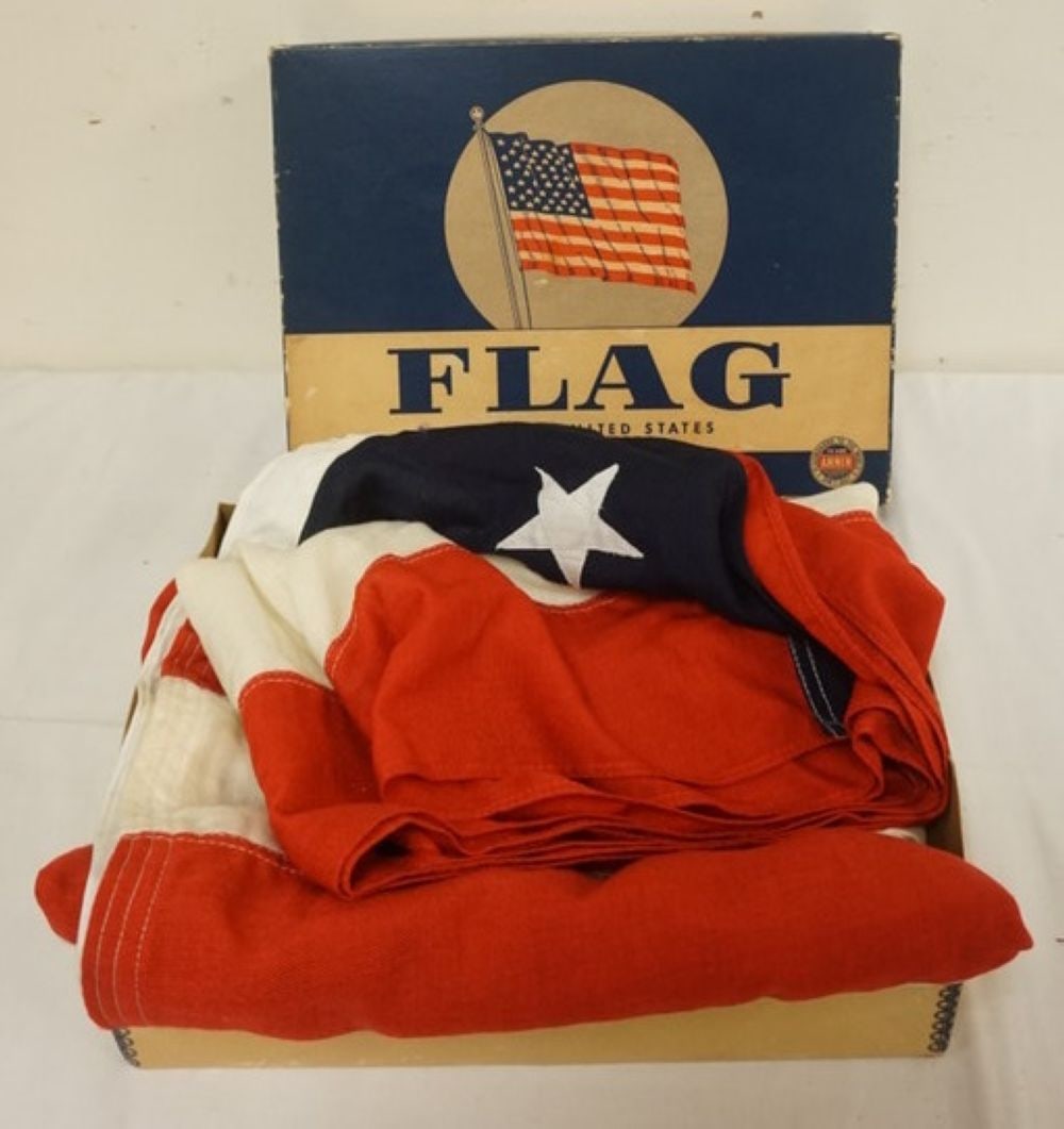 USA FLAG IN BOX: UNITED STATES OF AMERICA FLAG IN BOX, 60 IN X 98 IN *BE AMERICAN-DISPLAY YOUR FLAG*