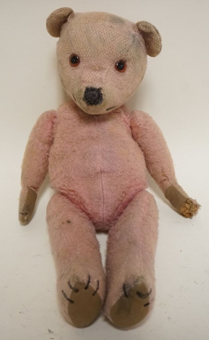 ANTIQUE MOHAIR JOINTED TEDDY BEAR (1 of 4)