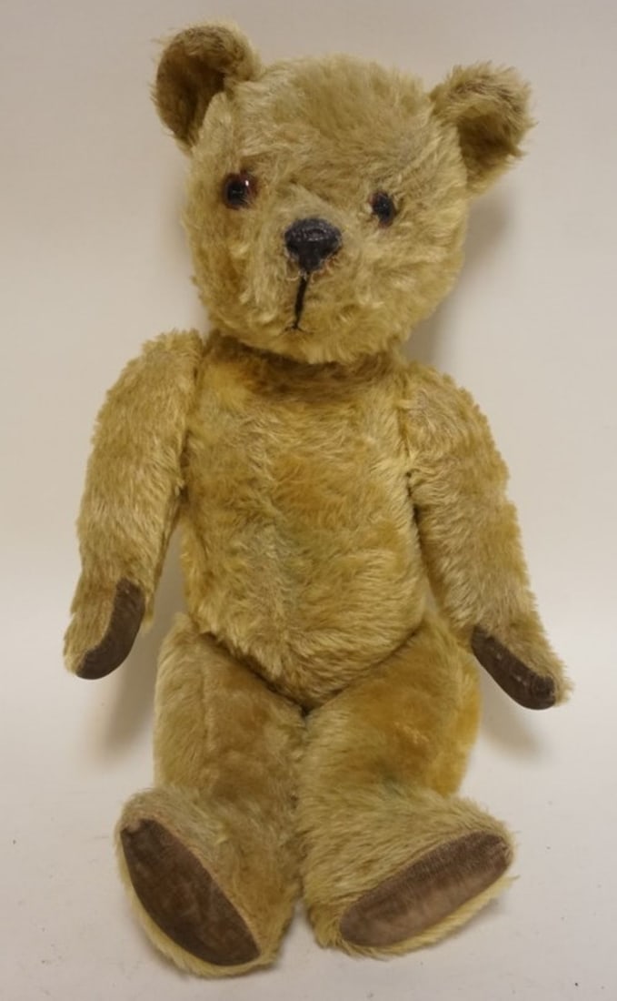 ANTIQUE MOHAIR JOINTED TEDDY BEAR (1 of 4)