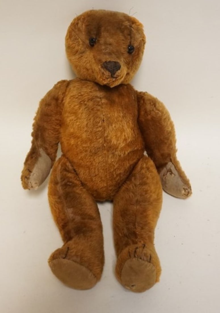 ANTIQUE MOHAIR JOINTED TEDDY BEAR (1 of 6)
