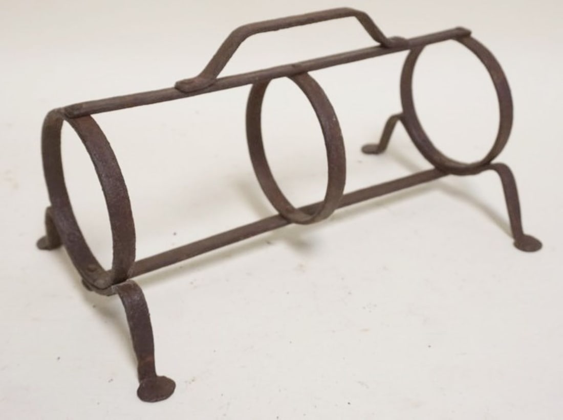 PRIMITIVE WROUGHT IRON PIPE KILN (1 of 2)