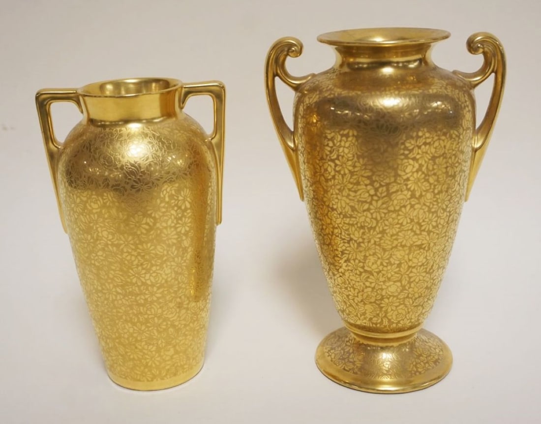 PICKARD VASES IN GOLD FINISH (1 of 3)