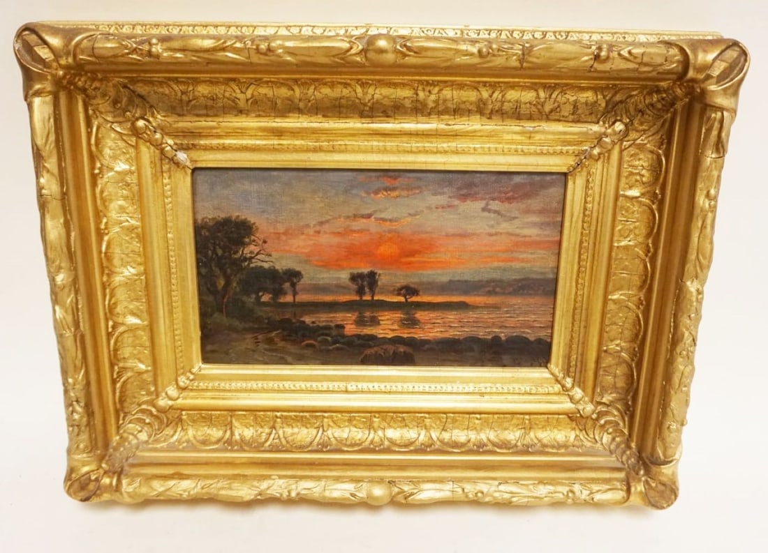 OIL PAINTING ON CANVAS BY FRANK SNOW (1 of 6)