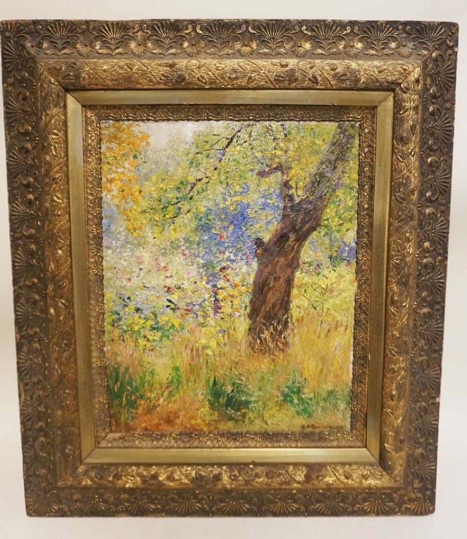 OIL PAINTING ON CANVAS CHARLES BURLINGAME (1 of 5)
