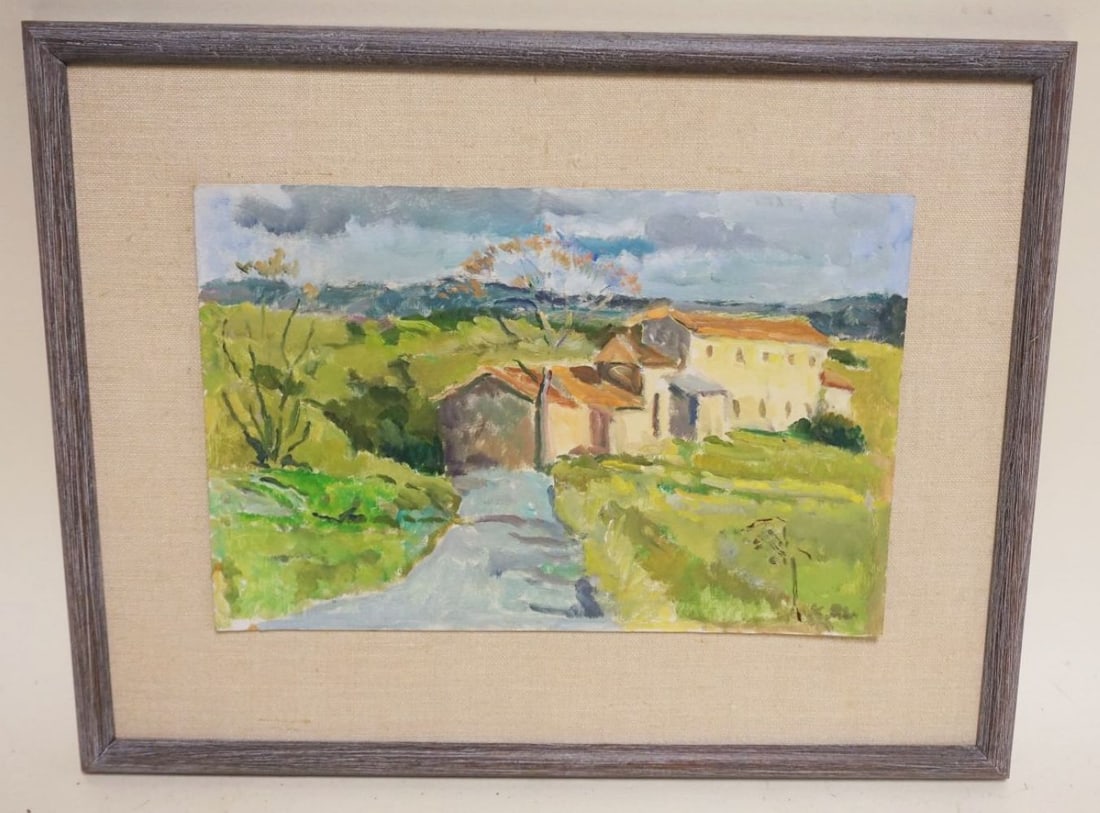 OIL PAINTING ON BOARD, LANDSCAPE (1 of 6)