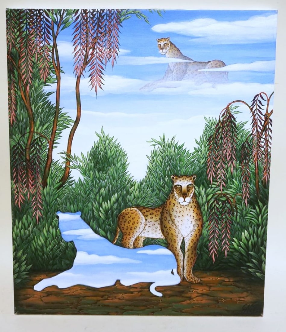 OIL PAINTING ON CANVAS *THE MISSED ONE*: OIL PAINTING ON CANVAS *THE MISSED ONE* ARTIST SIGNED LOWER RIGHT GUSTAVO NOVOA, APPROXIMATELY 20 IN X 24 IN