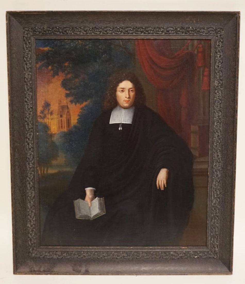 OIL PAINTING ON BOARD PORTRAIT OF GENTLEMAN (1 of 5)