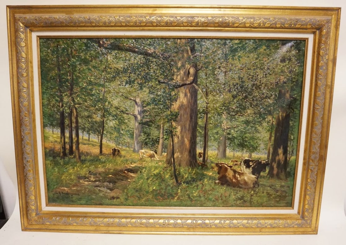 CHARLES ALBERT BURLINGAME OIL PAINTING (1 of 7)