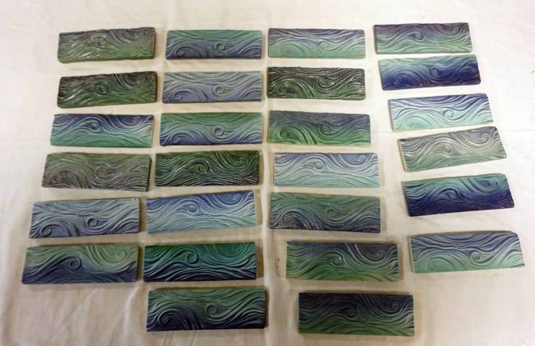 NATALIE SURVING ARCHITECTURAL TILES (1 of 3)