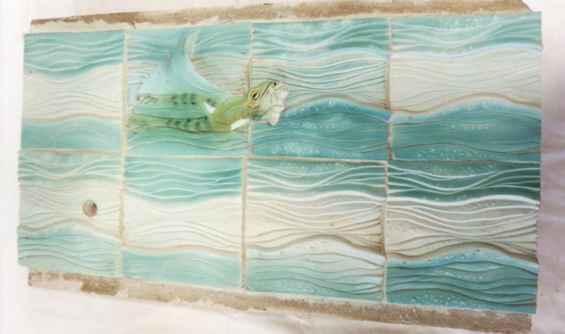 NATALIE SURVING ARCHITECTURAL TILES (1 of 2)