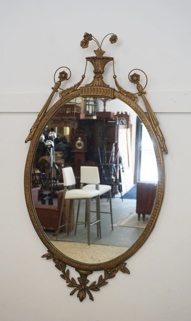 OVAL HANGING MIRROR (1 of 3)