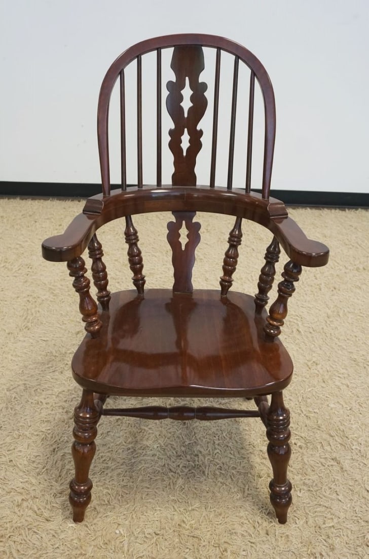 HARDEN SOLID CHERRY CAPTAINS ARM CHAIR (1 of 3)