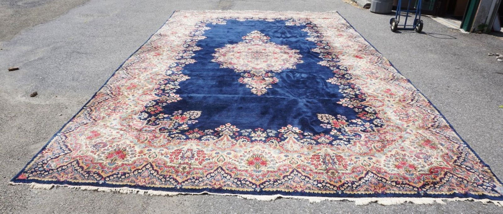 ANTIQUE HAND WOVEN ORIENTAL RUG (1 of 6)