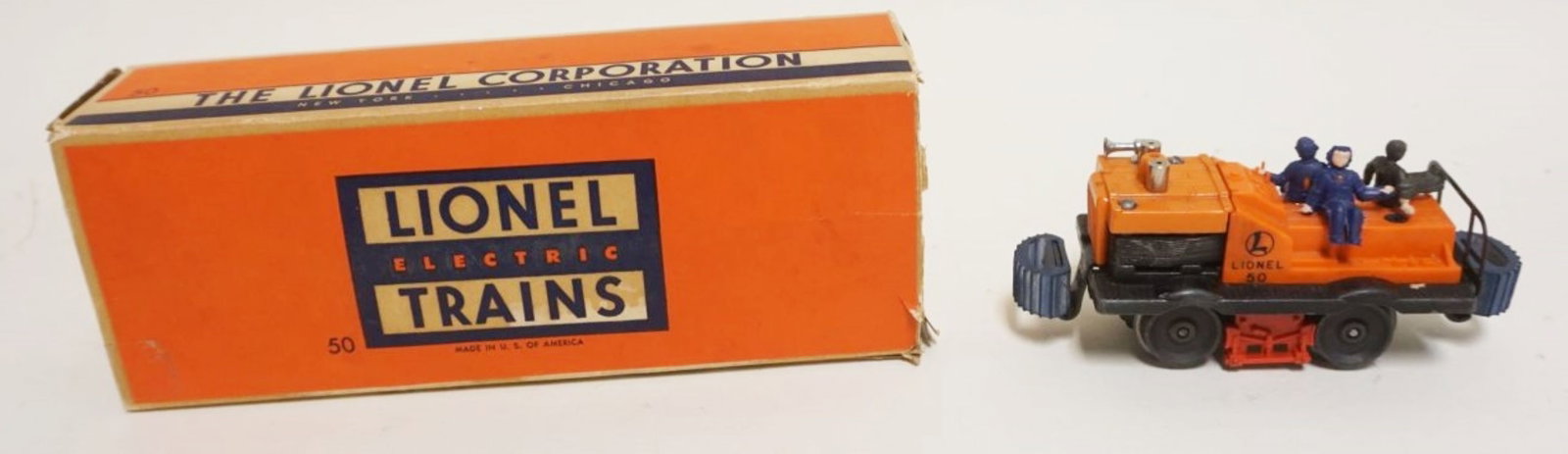 LIONEL O GAUGE TRAIN: LIONEL O GAUGE TRAIN NO 50 GAME CAR