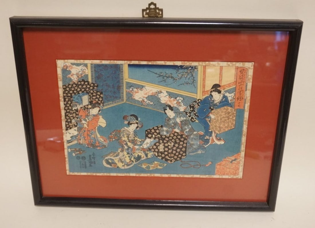 JAPANESE WOODBLOCK PRINT (1 of 8)