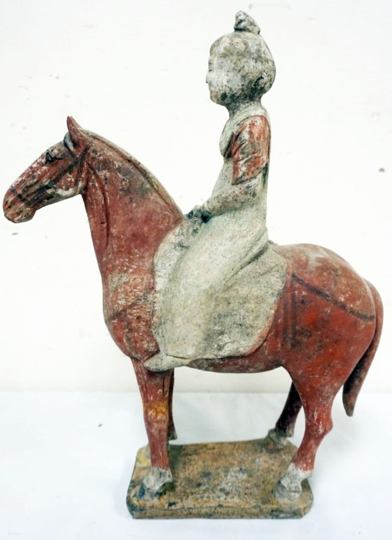 CHINESE TERRACOTTA FIGURE (1 of 6)