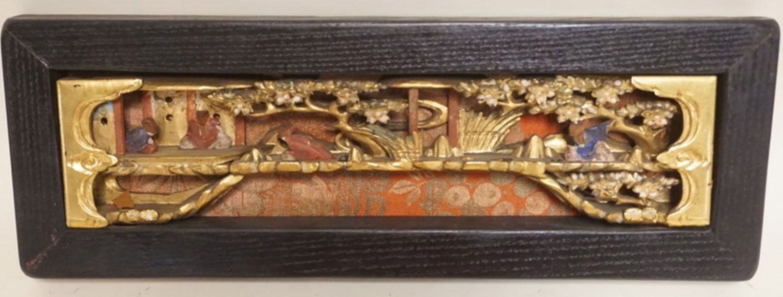 CARVED GILTWOOD ASIAN PANEL (1 of 4)