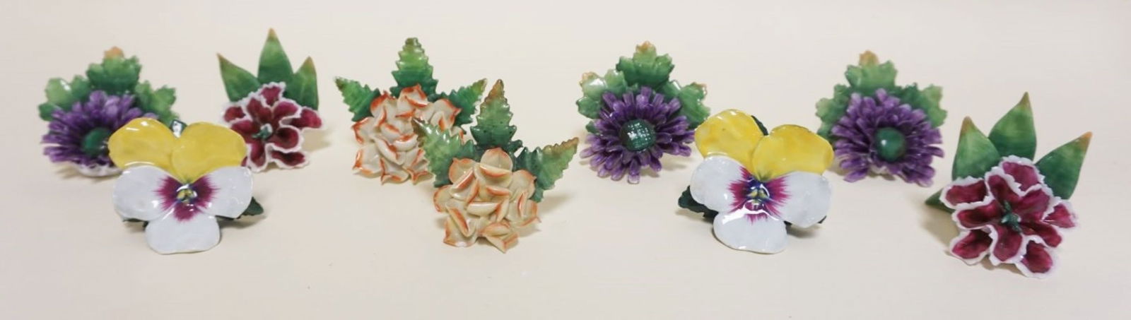 ASSORTED GERMAN PORCELAIN PLACE CARD HOLDERS (1 of 3)