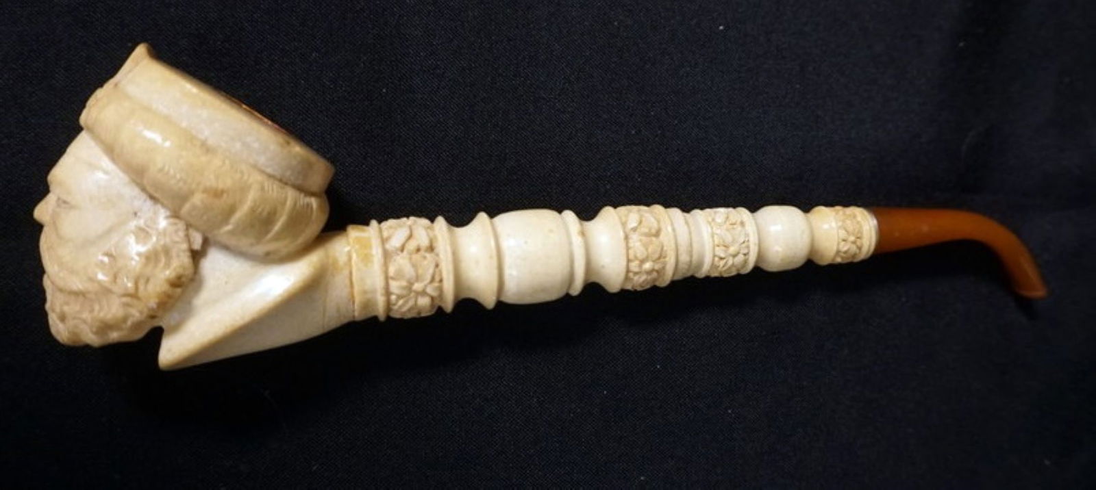 MEERSCHAUM PIPE & STEM (1 of 13)