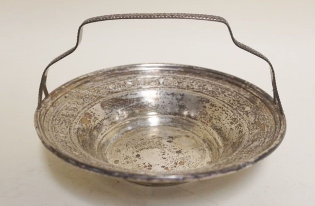 STERLING SILVER BASKET (1 of 3)