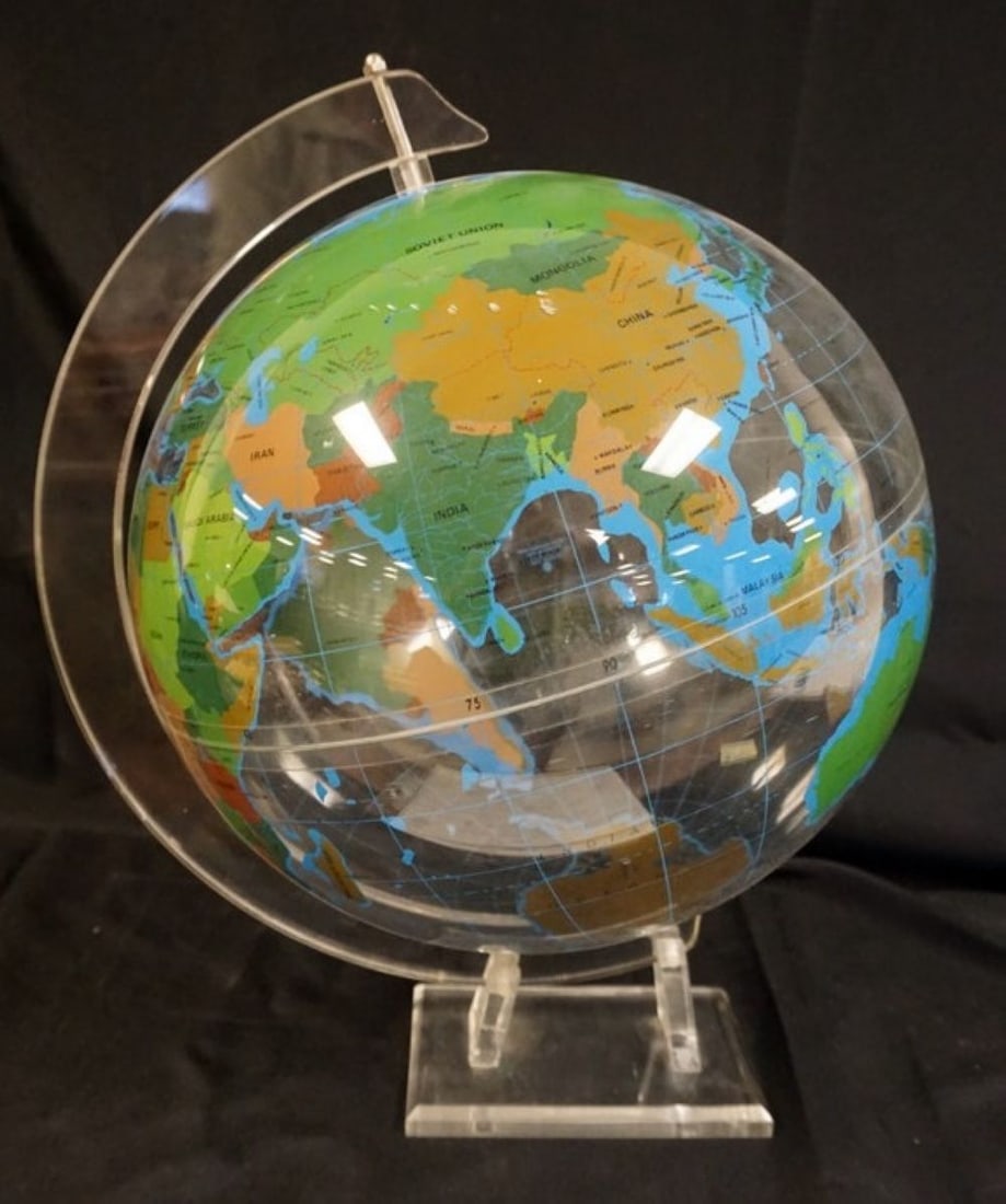 FARQUHAR TRANSPARENT GLOBE (1 of 2)