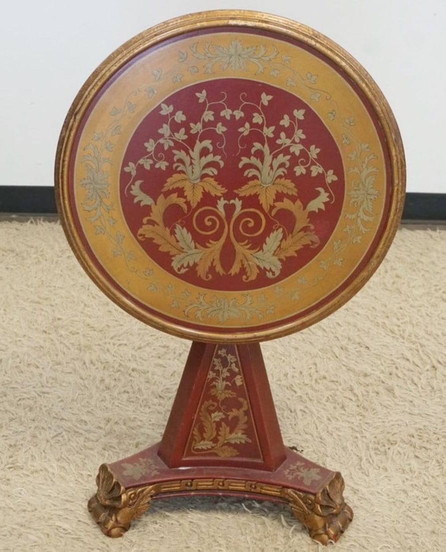 PAINT DECORATED TABLE (1 of 3)