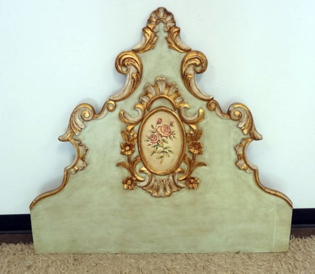 PAINT DECORATED HEAD BOARD (1 of 2)