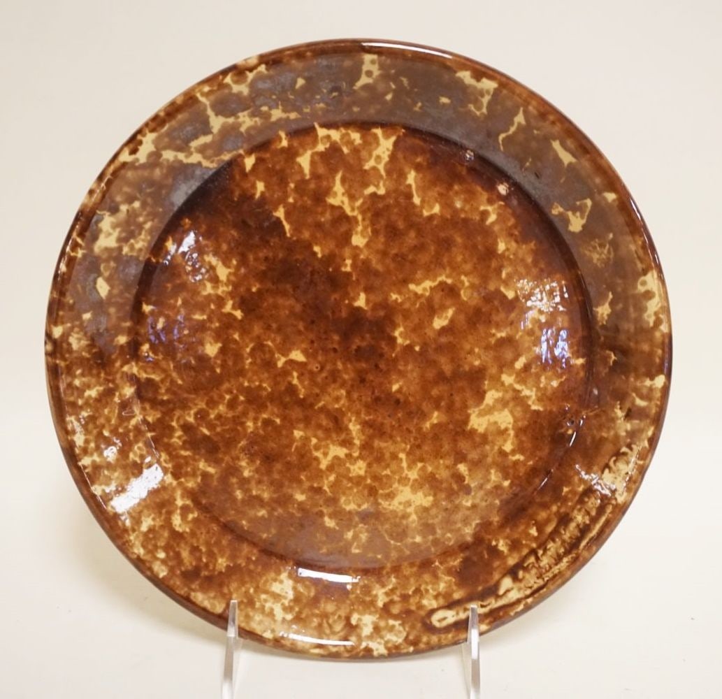 ANTIQUE YELLOWARE PIE PLATE (1 of 3)