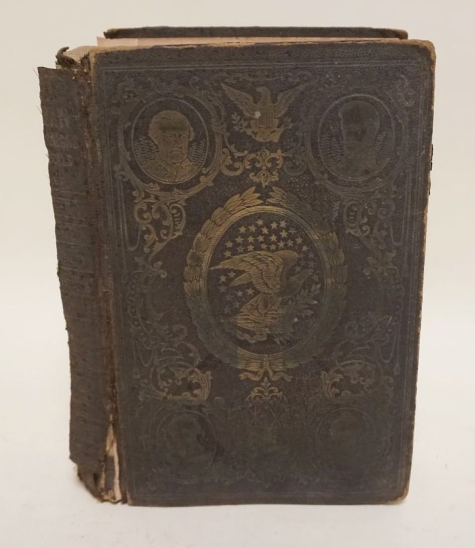 ANTIQUE BOOK: ANTIQUE BOOK *GRANT AND SHERMAN THEIR CAMPAIGNS AND GENERALS* SPINE CRACKED & BOARDS LOOSE