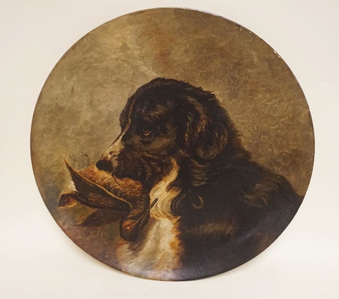 OIL PAINTING ON CONCAVE BOARD (1 of 3)