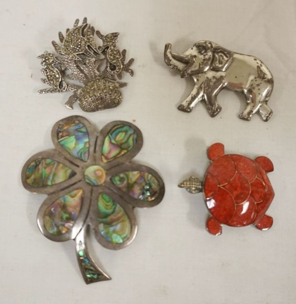 GROUP OF STERLING PINS (1 of 3)