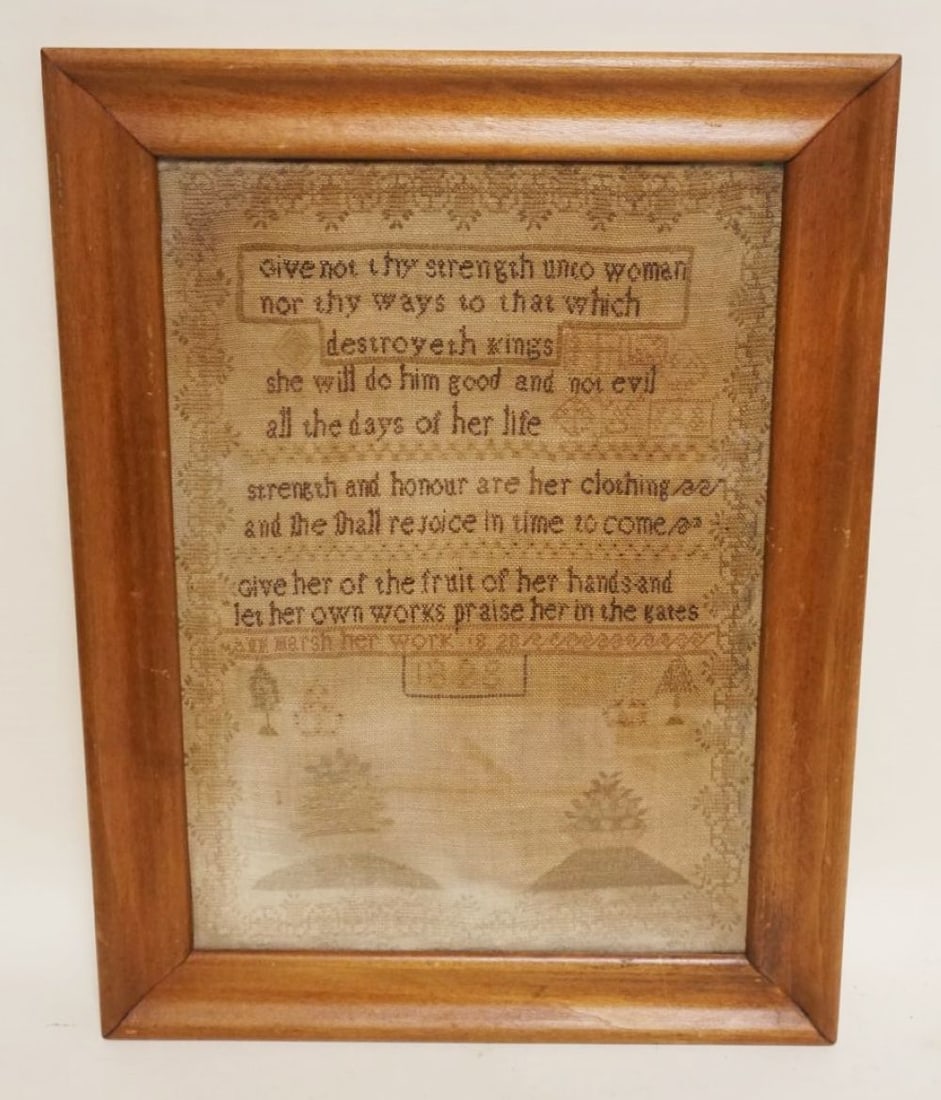 FRAMED ANTIQUE SAMPLE (1 of 4)