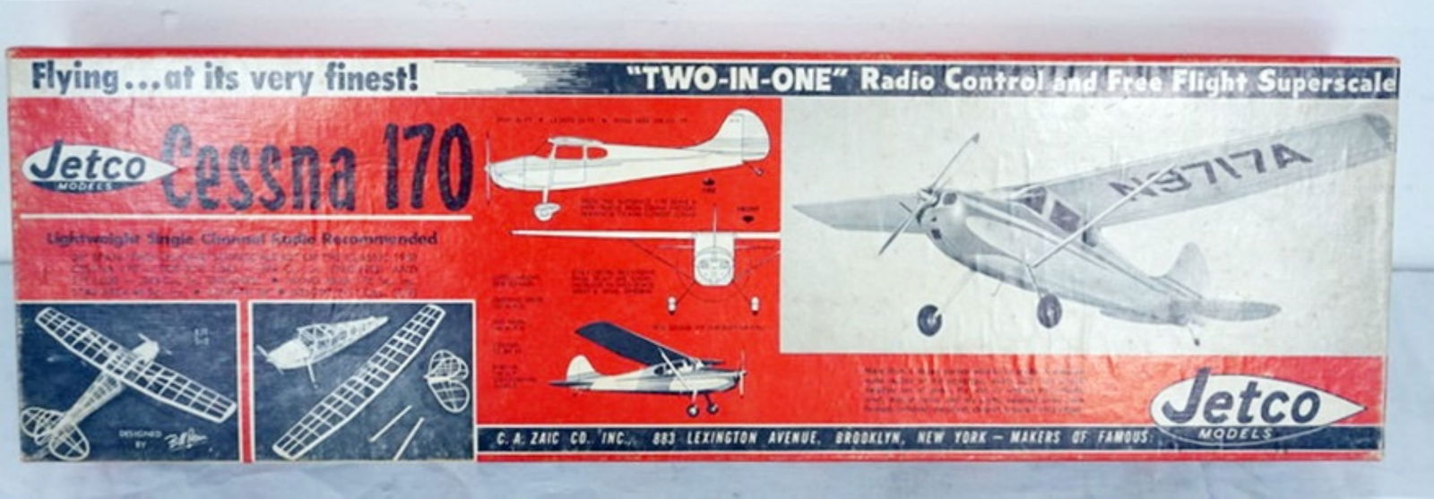 AIRPLANE MODEL KIT CESSNA 170 (1 of 6)