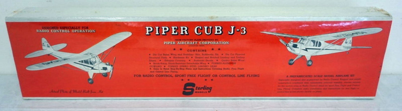 AIRPLANE MODEL KIT PIPER CUB J-3 (1 of 3)