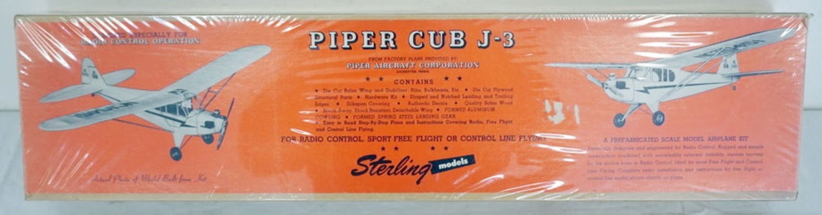 AIRPLANE MODEL KIT PIPER CUB J-3 (1 of 3)